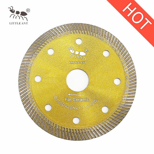 4"/ ∮105 мм Алмазный керамический диск с алмазным лезвием Turbo Blade для плитки Pocelain 