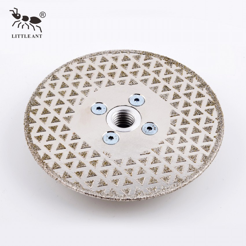 Пильный диск с алмазным гальванопокрытием и фланцем для мраморной плитки и керамики