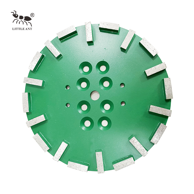 Металлическая шлифовальная пластина круглый диск для бетонного треугольника сухое и влажное использование грубая